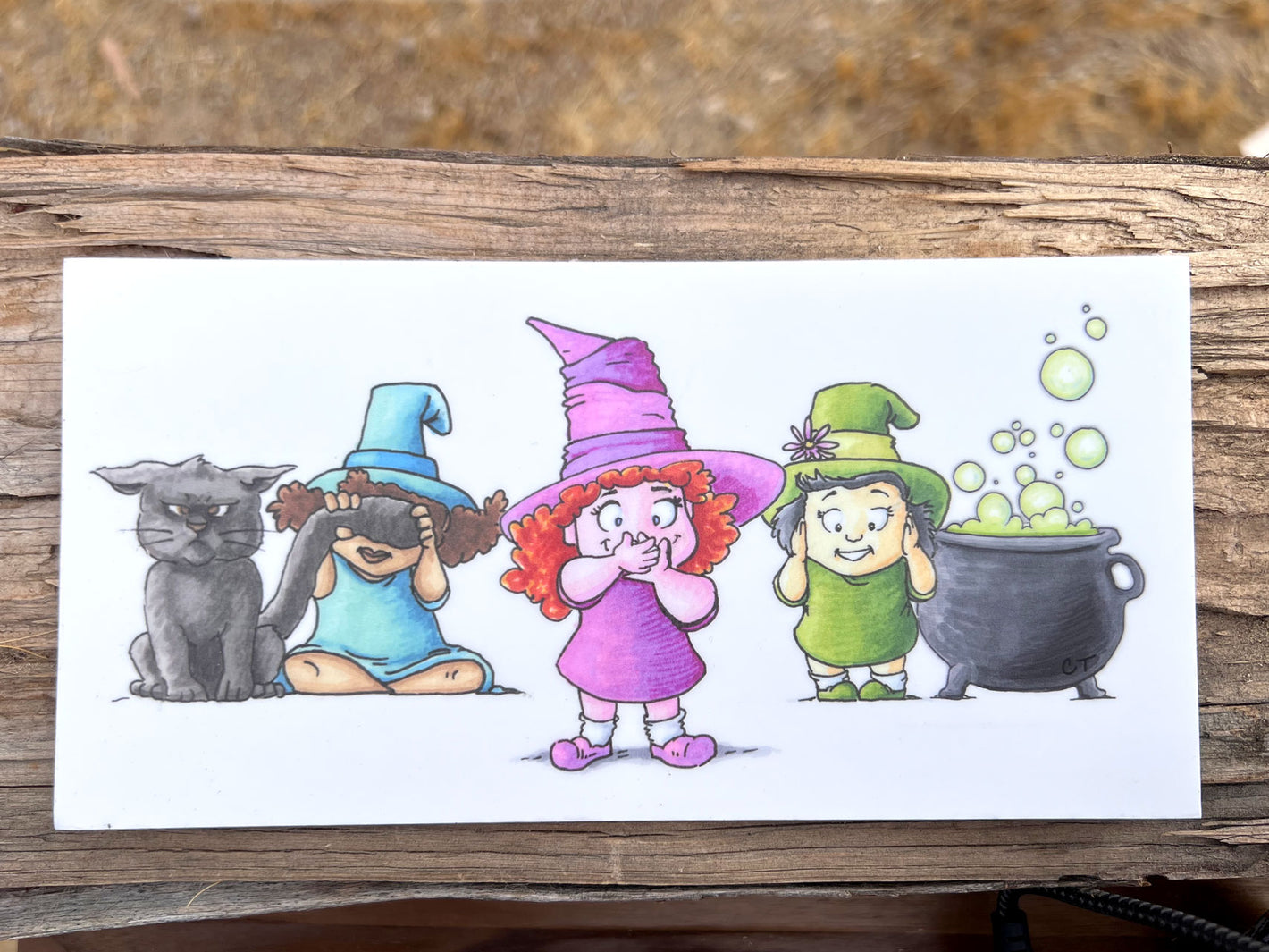 Sticker - Three Wise Witches Bumper