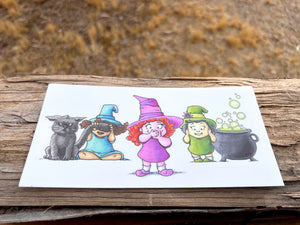 Sticker - Three Wise Witches Bumper