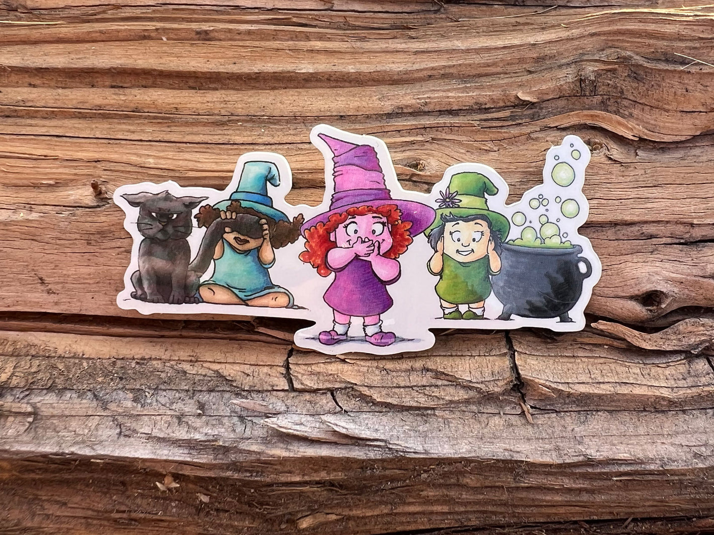 Sticker - Three Lil Witches