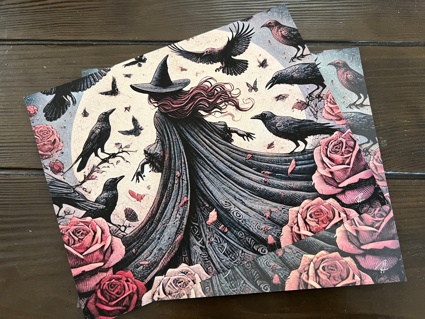 Witch, crows, roses: A Murder of Roses