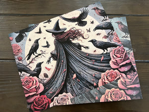 Witch, crows, roses: A Murder of Roses