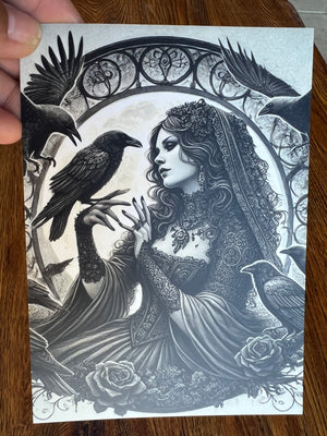 Witch, raven, roses: Raven Bride