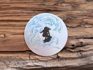 Sticker - She Surfs the Wave