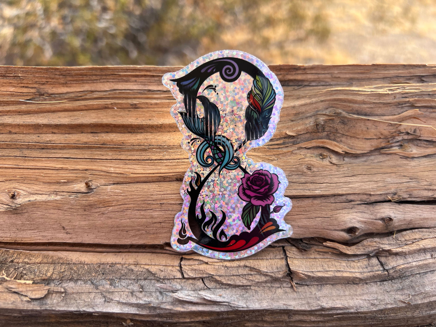 Sticker - Resonate 8 Glitter Logo