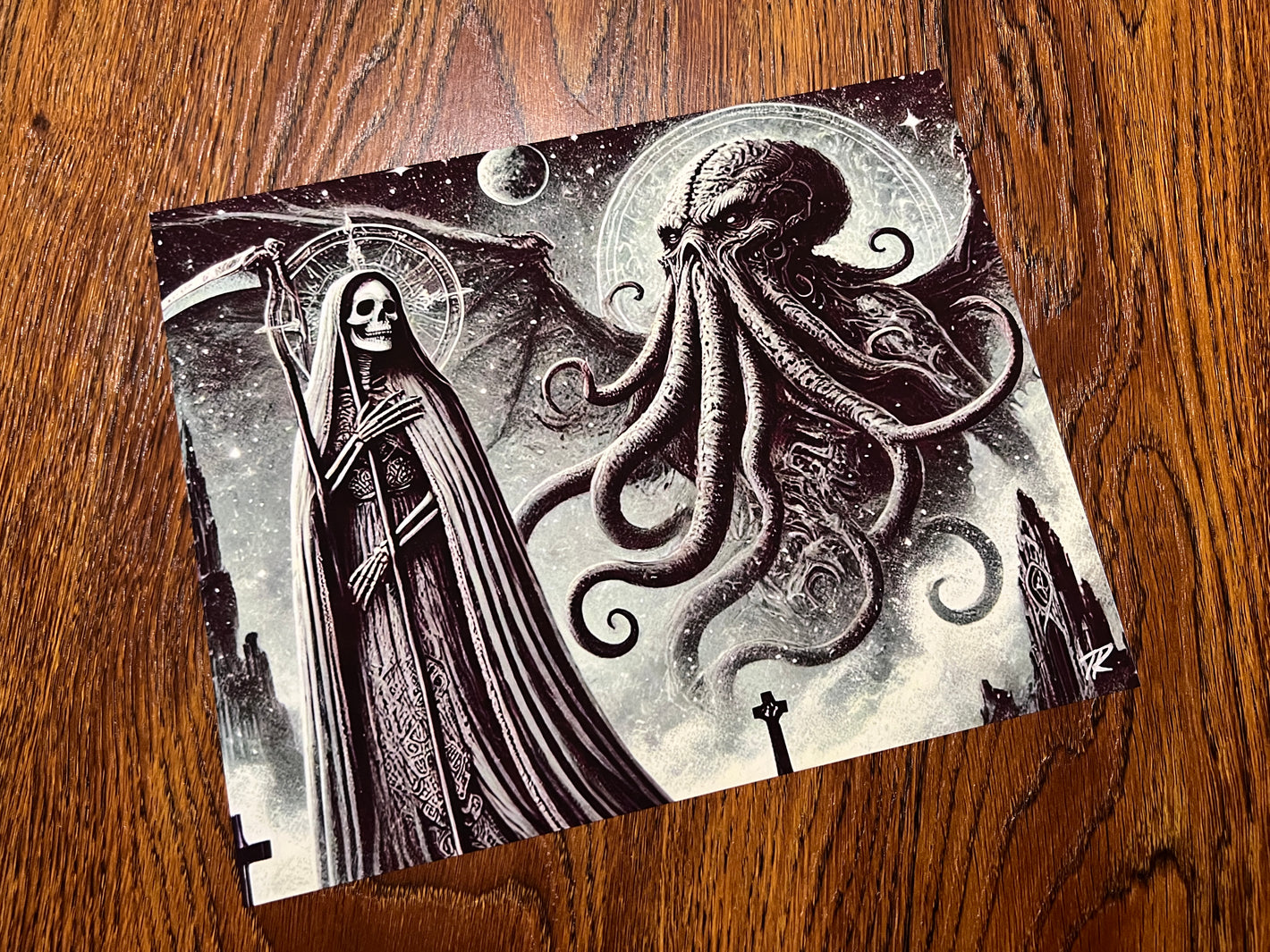 Santa Muerte with Cthulhu