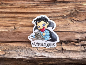 Sticker - "Vampires Suck” Boy