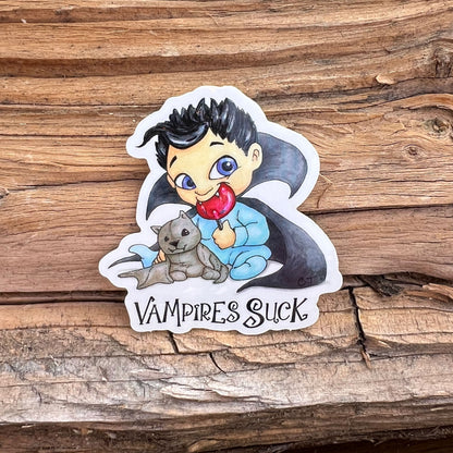 Sticker - "Vampires Suck” Boy